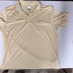 Greg Norman Collection Cream Short-Sleeve Polo